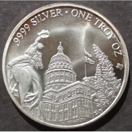 2018 1 Oz Texas Precious Metals Capitol Reverse