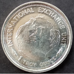 1974 1 Oz Commonwealth Silver Exchange Reverse