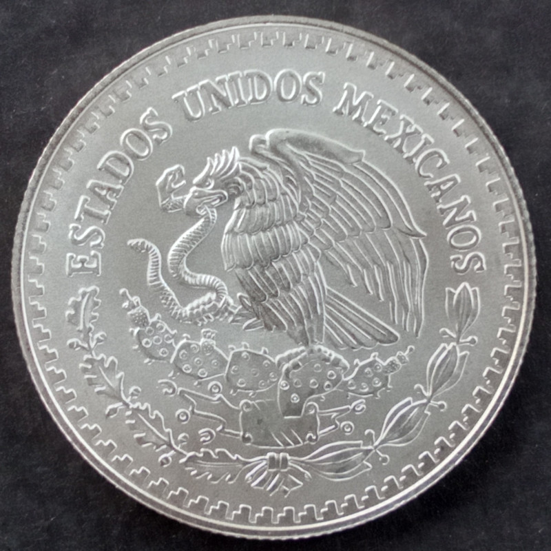 2014 1/2 Oz Mexican Libertad Reverse