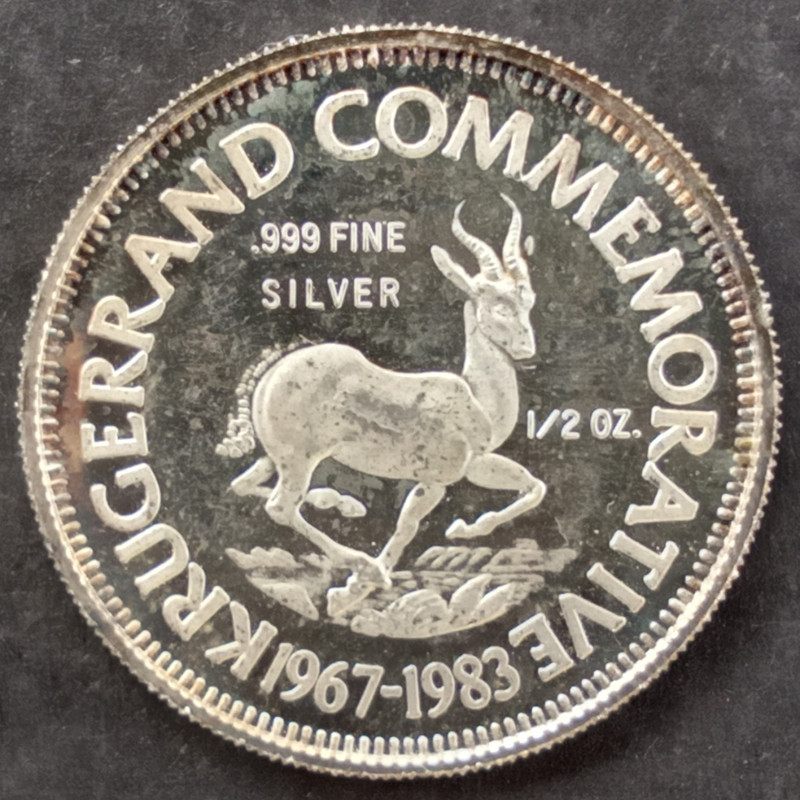 1983 1/2 Oz South African Krugerrand Reverse