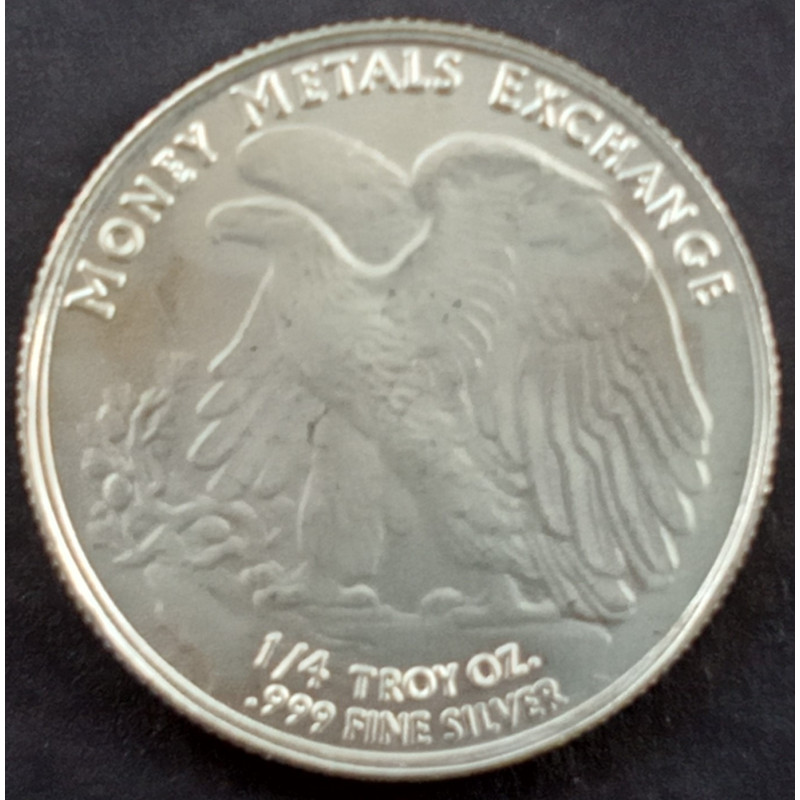 1/4 Oz Money Metals Exchange Walking Liberty Reverse