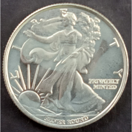 1/4 Oz Money Metals Exchange Walking Liberty Obverse