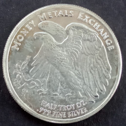 1/2 Oz Money Metals Exchange Walking Liberty Reverse