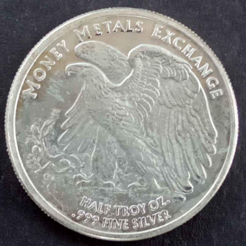 1/2 Oz Money Metals Exchange Walking Liberty Reverse