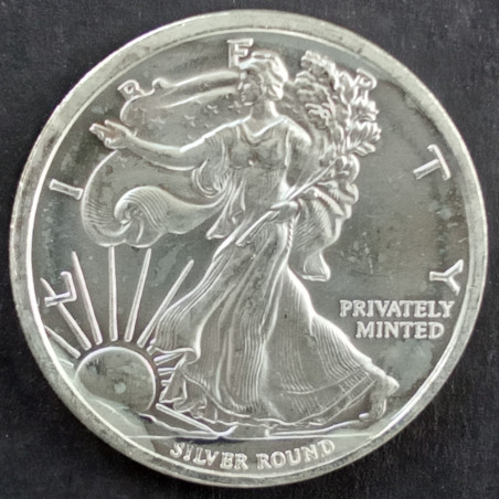 1/2 Oz Money Metals Exchange Walking Liberty Obverse