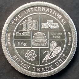 1974 1 Oz Deseret Industries Reverse