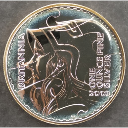 2003 1 Oz Great Britain Britannia Reverse