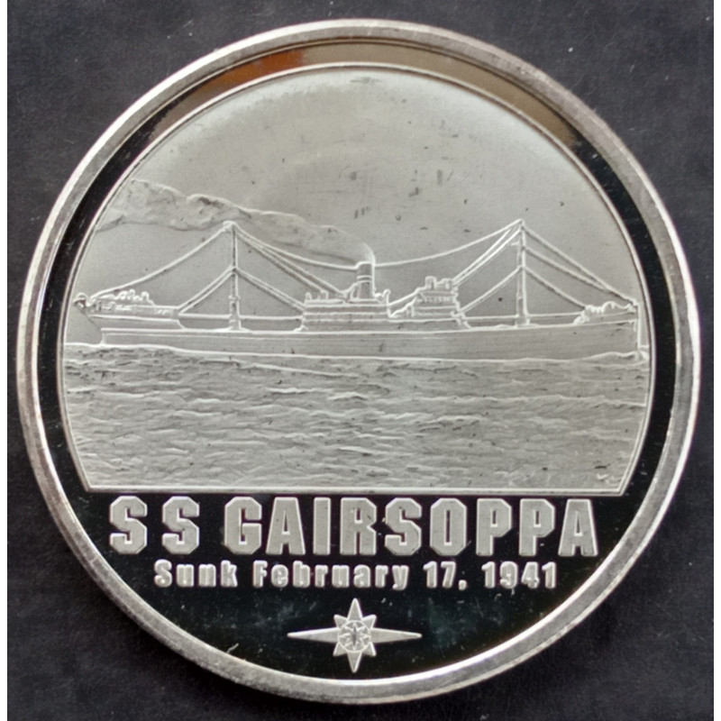 1 Oz Sunshine Mint SS Gairsoppa Obverse