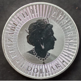 2021 1 Oz Australian Kangaroo Obverse