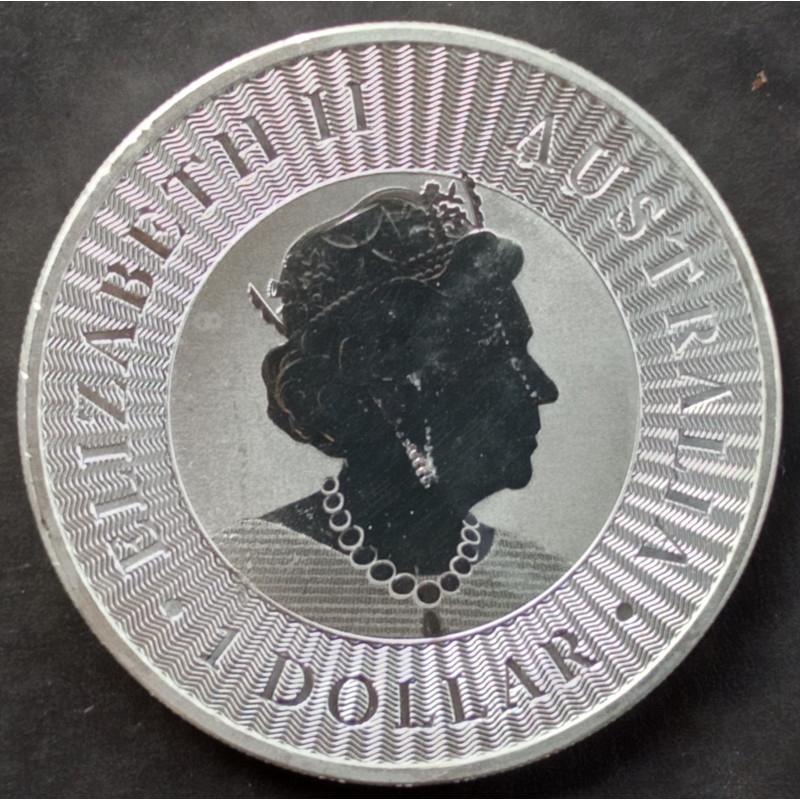 2021 1 Oz Australian Kangaroo Obverse
