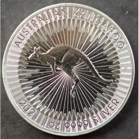 2021 1 Oz Australia Kangaroo Reverse
