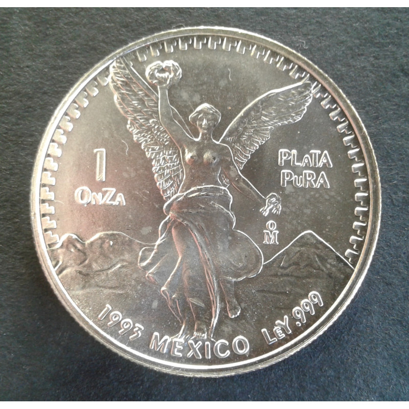 1993 1 Oz Mexican Libertad Obverse