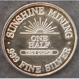 1983 1/2 Oz Sunshine Mint Silver Eagle Reverse