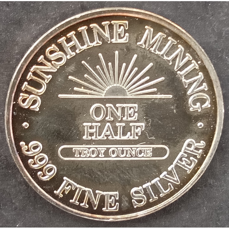 1983 1/2 Oz Sunshine Mint Silver Eagle Reverse