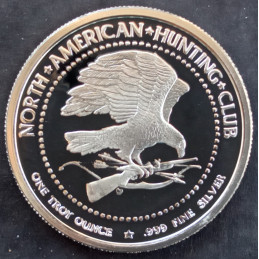 1 Oz NAHC Mountain Caribou Reverse