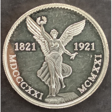 1983 1 Oz World Wide Mint Viva Mexico Winged Victory Obverse
