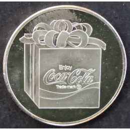 1976 1/2 Oz World Wide Mint Coca Cola Reverse