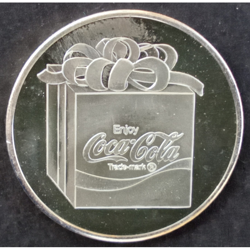 1976 1/2 Oz World Wide Mint Coca Cola Reverse