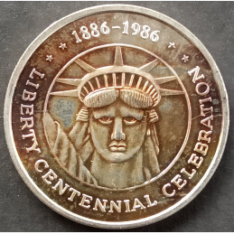 1986 1 Oz Liberty Centennial Celebration Morgan Obverse
