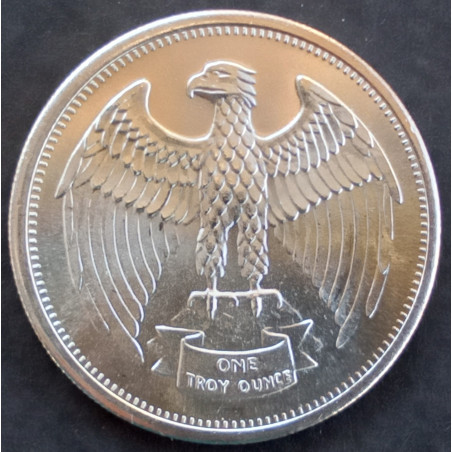 1 Oz Certified Mint Heraldic Eagle Silverado Obverse