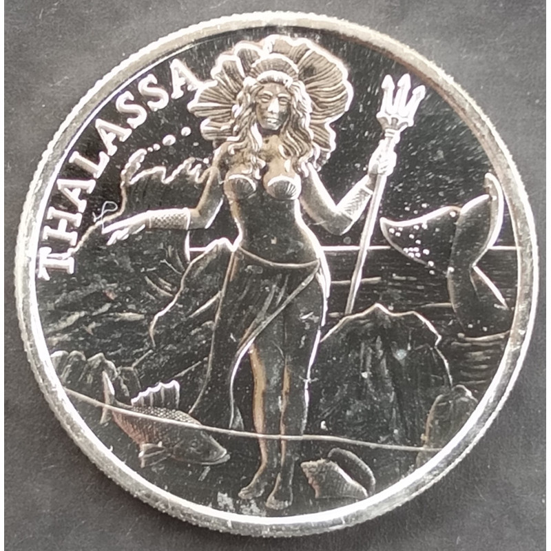 1 Oz Trident Silver Thalassa Obverse