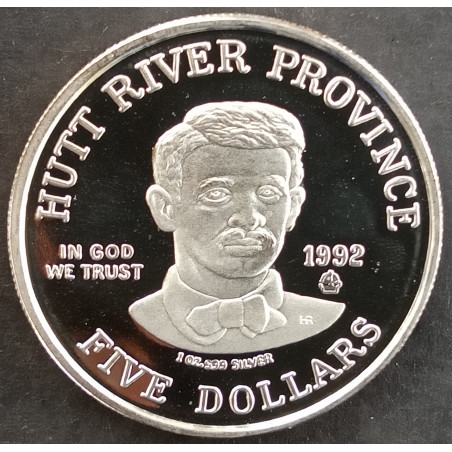 1992 1 Oz Hutt River Province Albert Spalding Obverse