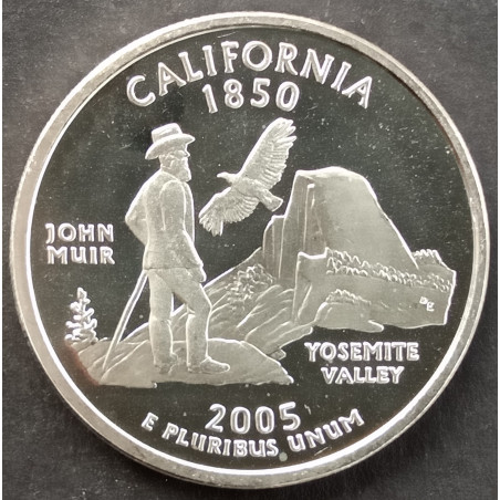 2005 1 Oz California State Quarter Replica Reverse
