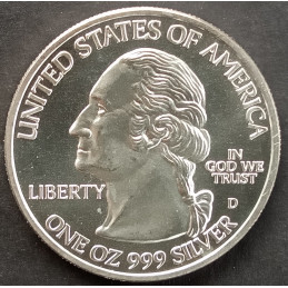 2005 1 Oz California State Quarter Replica Obverse