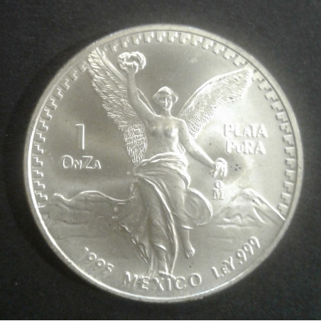 1995 1 Oz Mexican Libertad Obverse