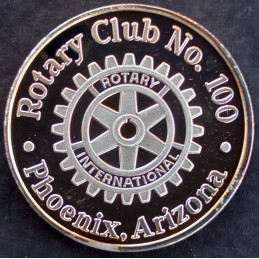 1998 1 Oz  Rotary Club Arizona Diamondbacks Obverse