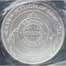 2005 1 Oz Poarch Creek Chief Menawa Reverse