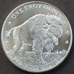 1 Oz Mason Mint Buffalo Type 2 Reverse