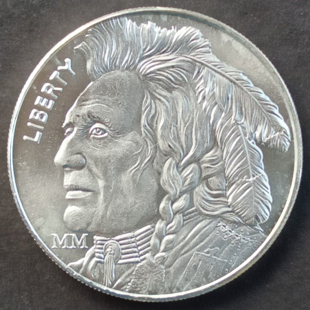 1 Oz Mason Mint Buffalo Type 2 Obverse