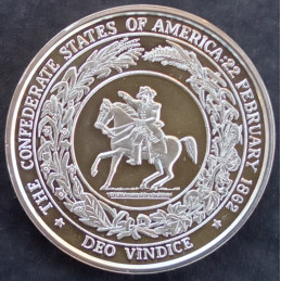 1 Oz NWTM The General Train 1862 Reverse