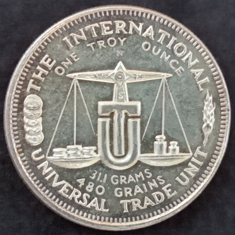1 Oz Liberty Eagle Trade Unit Reverse