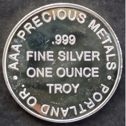 1 Oz AAA Precious Metals Beaver Reverse