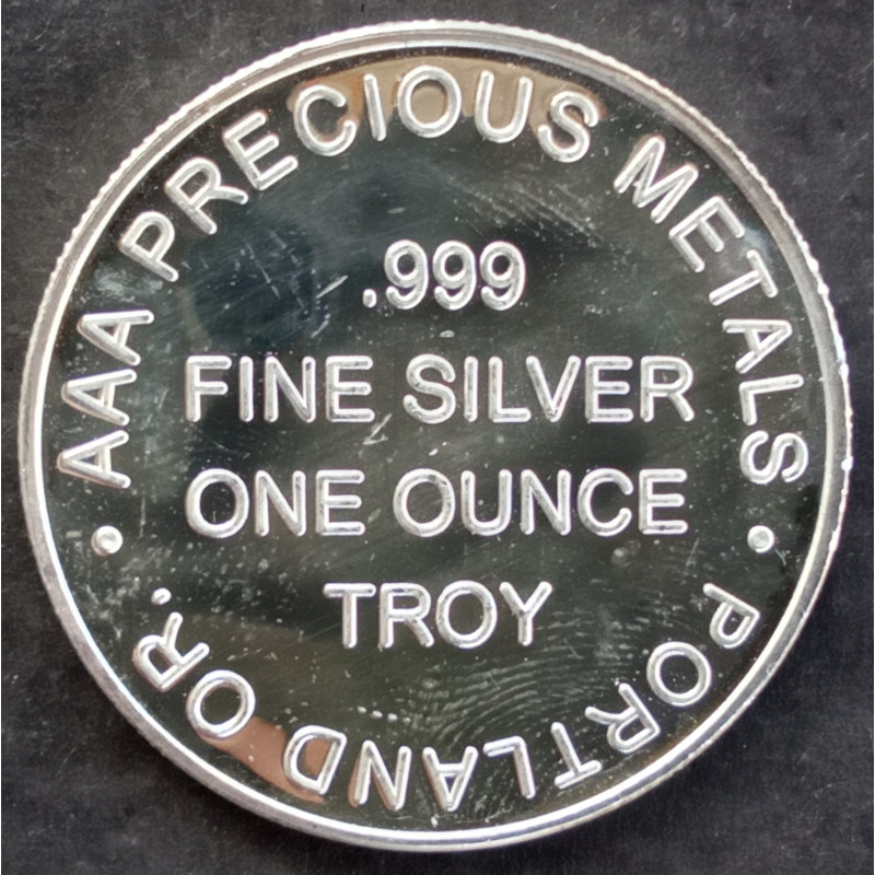 1 Oz AAA Precious Metals Beaver Reverse