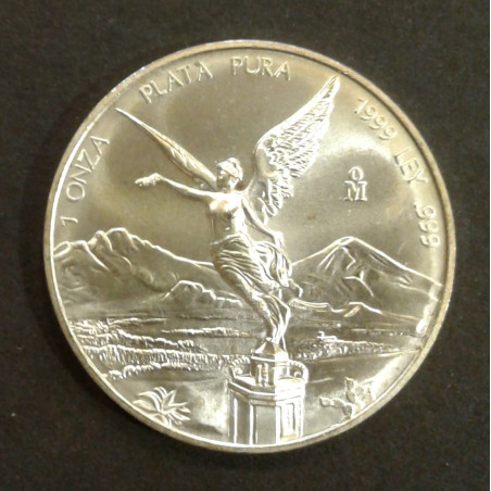 1999 1 Oz Mexican Libertad Obverse