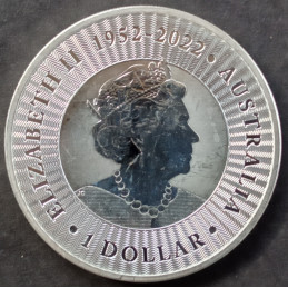 2023 1 Oz Australian Kangaroo Obverse