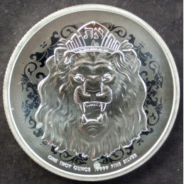 2022 1 Oz Niue Roaring Lion Reverse