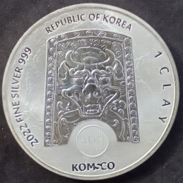 2022 1 Oz South Korea Chiwoo Cheonwang Obverse