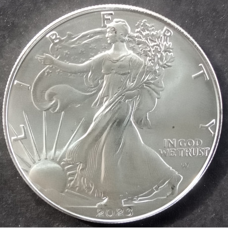 2023 1 Oz American Silver Eagle Obverse