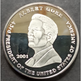 2001 1 Oz Washington Mint Bush Gore Reverse