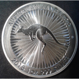 2015 1 Oz Australian Kangaroo Obverse