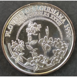 1996 1 Oz Krewe of Contraband Doubloon Obverse