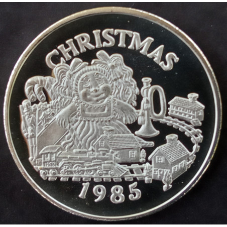 1985 1 Oz Dahlonega Mint Christmas Obverse