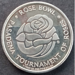 1988 1 Oz Enviromint Rose Bowl MSU Reverse