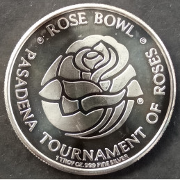 1988 1 Oz Enviromint Rose Bowl USC Reverse