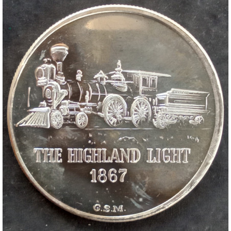 1 Oz Golden State Mint Highland Light Eagle Obverse