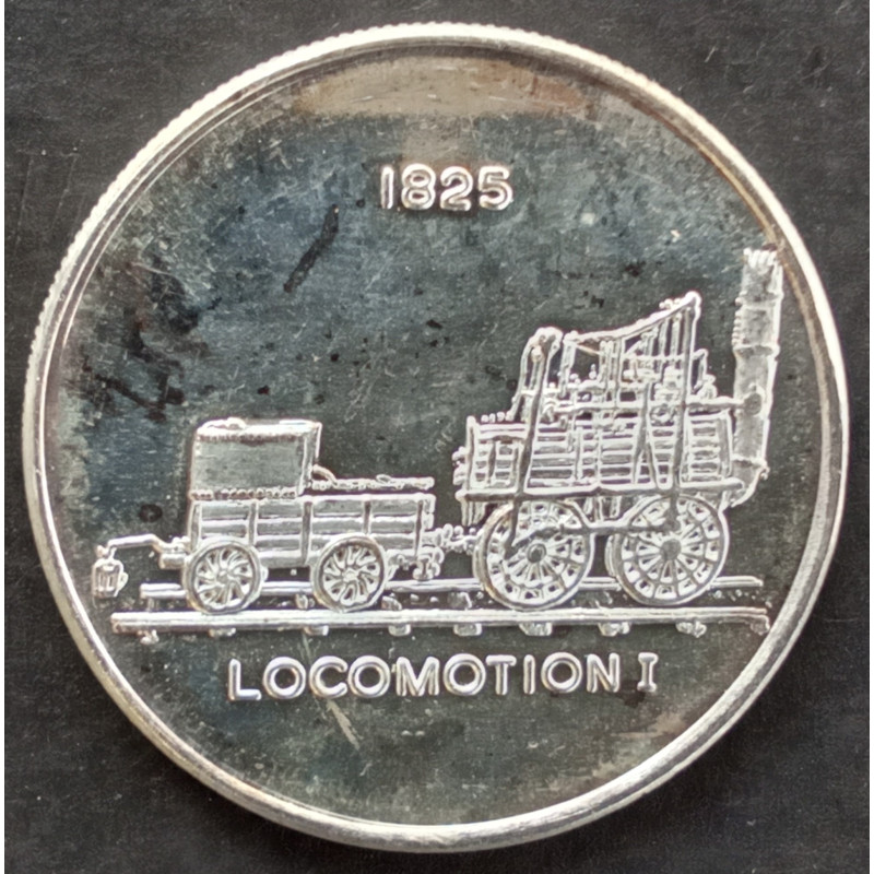 1 Oz Golden State Mint Locomotion Trade Obverse